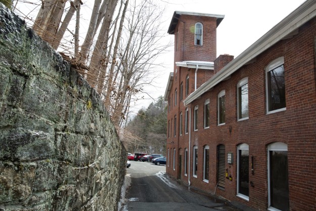 The New Frontiers Functional Medicine & Nutrition Clinic is housed on the fourth floor of a rehabilitated old brick mill building, overlooking the Pootatuck River.