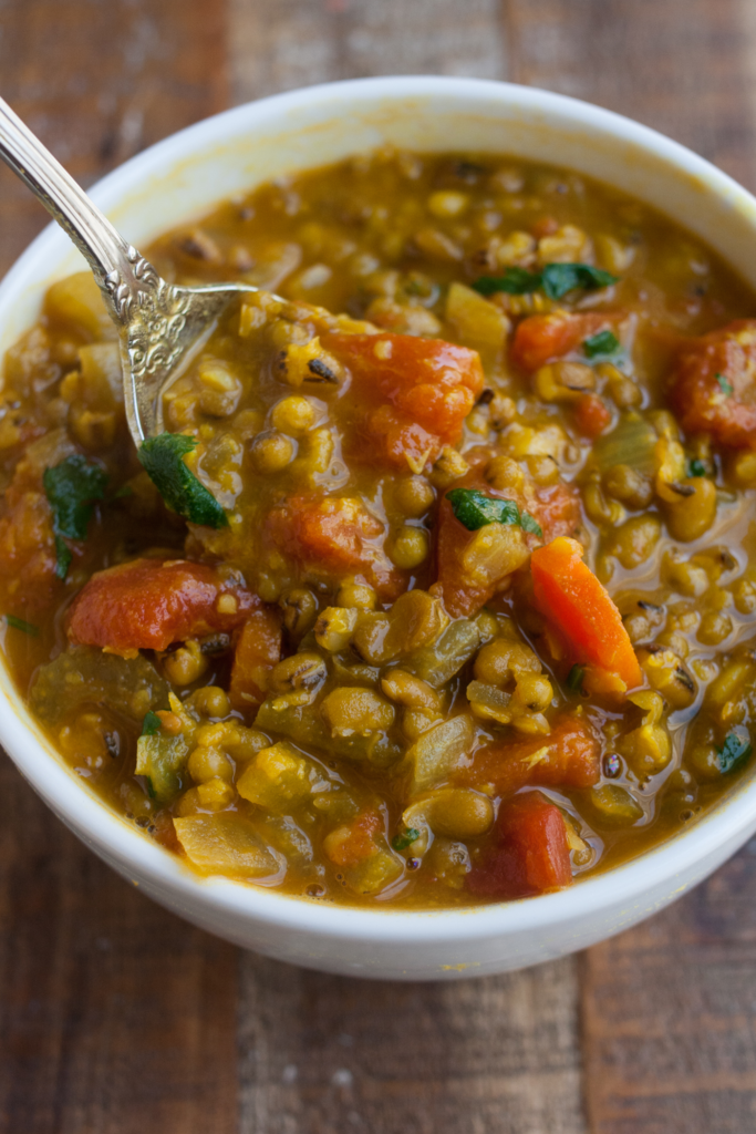 Curried Mung Bean Soup Kara Fitzgerald ND Naturopathic Doctor