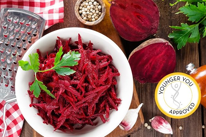 A Beet-Beef Burger and Salad for Methylation Support