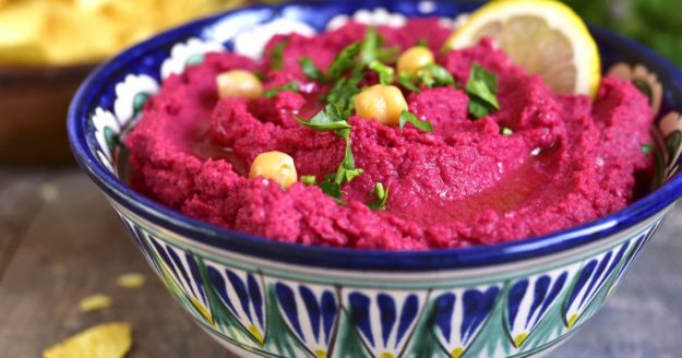 Beet tahini dip