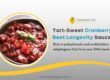 Tart-Sweet Cranberry & Beet Longevity Sauce