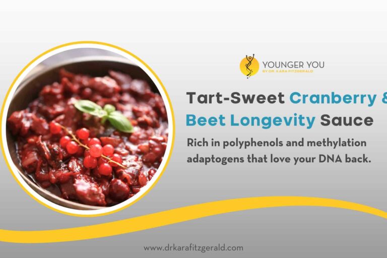 Tart-Sweet Cranberry & Beet Longevity Sauce